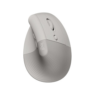 Logitech Lift Vertical Ergonomic, off white - Wireless mouse