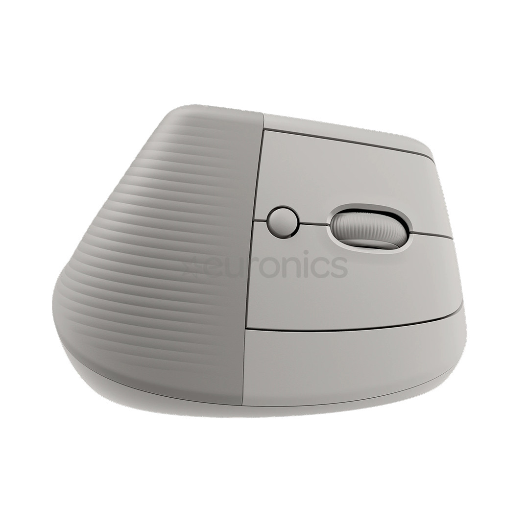Logitech Lift Vertical Ergonomic, off white - Wireless mouse