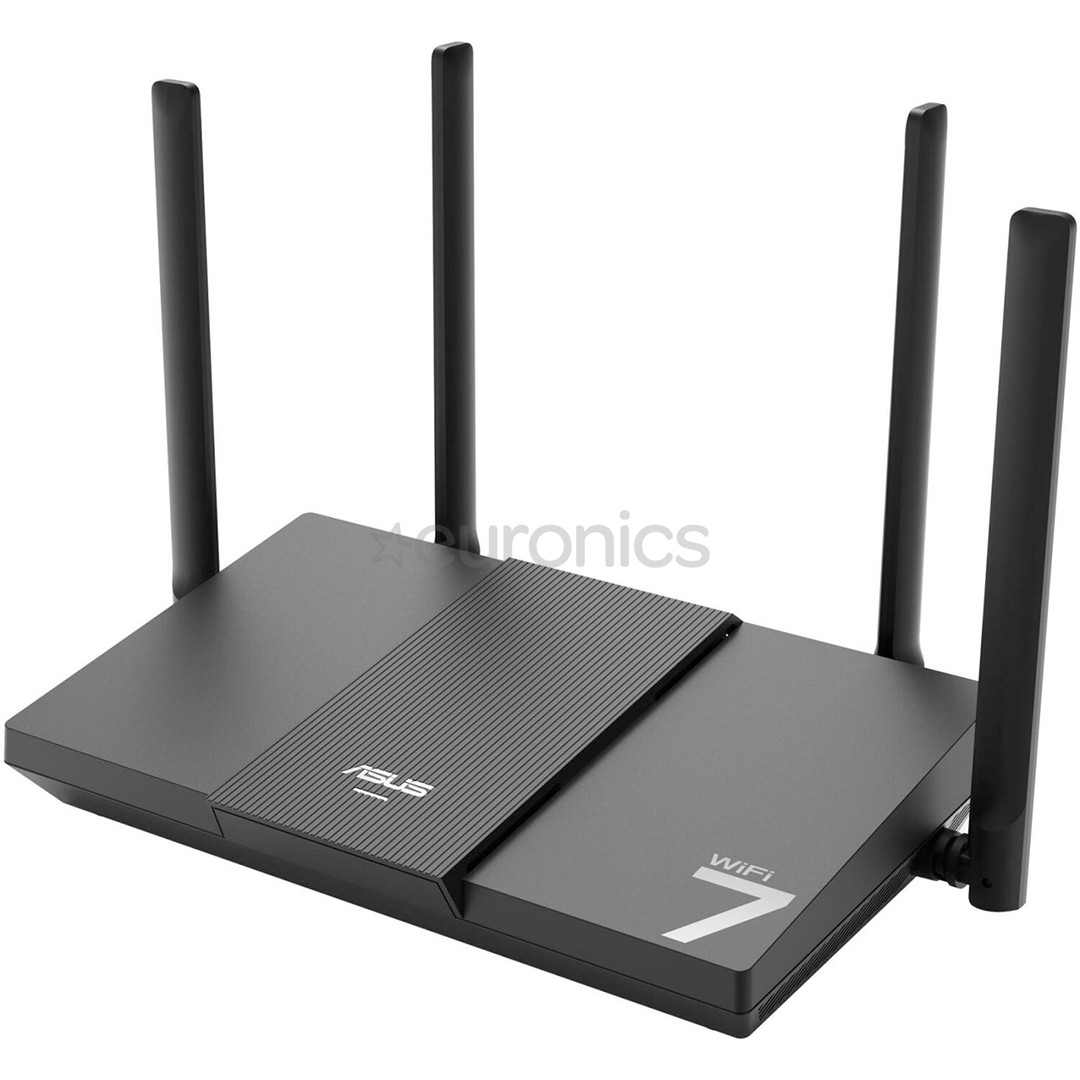 ASUS RT-BE50, Wi-Fi 7, черный - WiFi-роутер