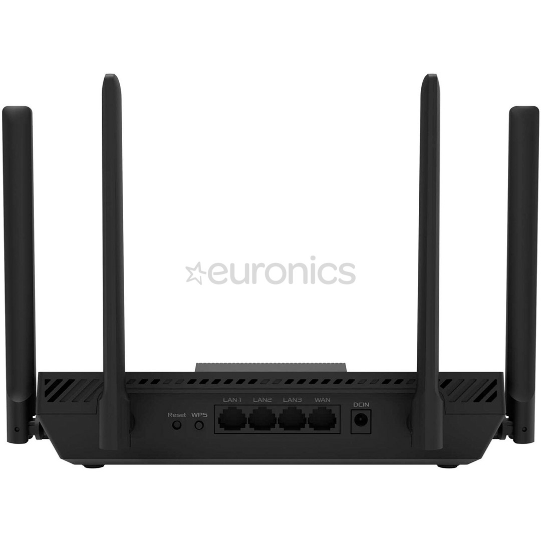 ASUS RT-BE50, Wi-Fi 7, черный - WiFi-роутер