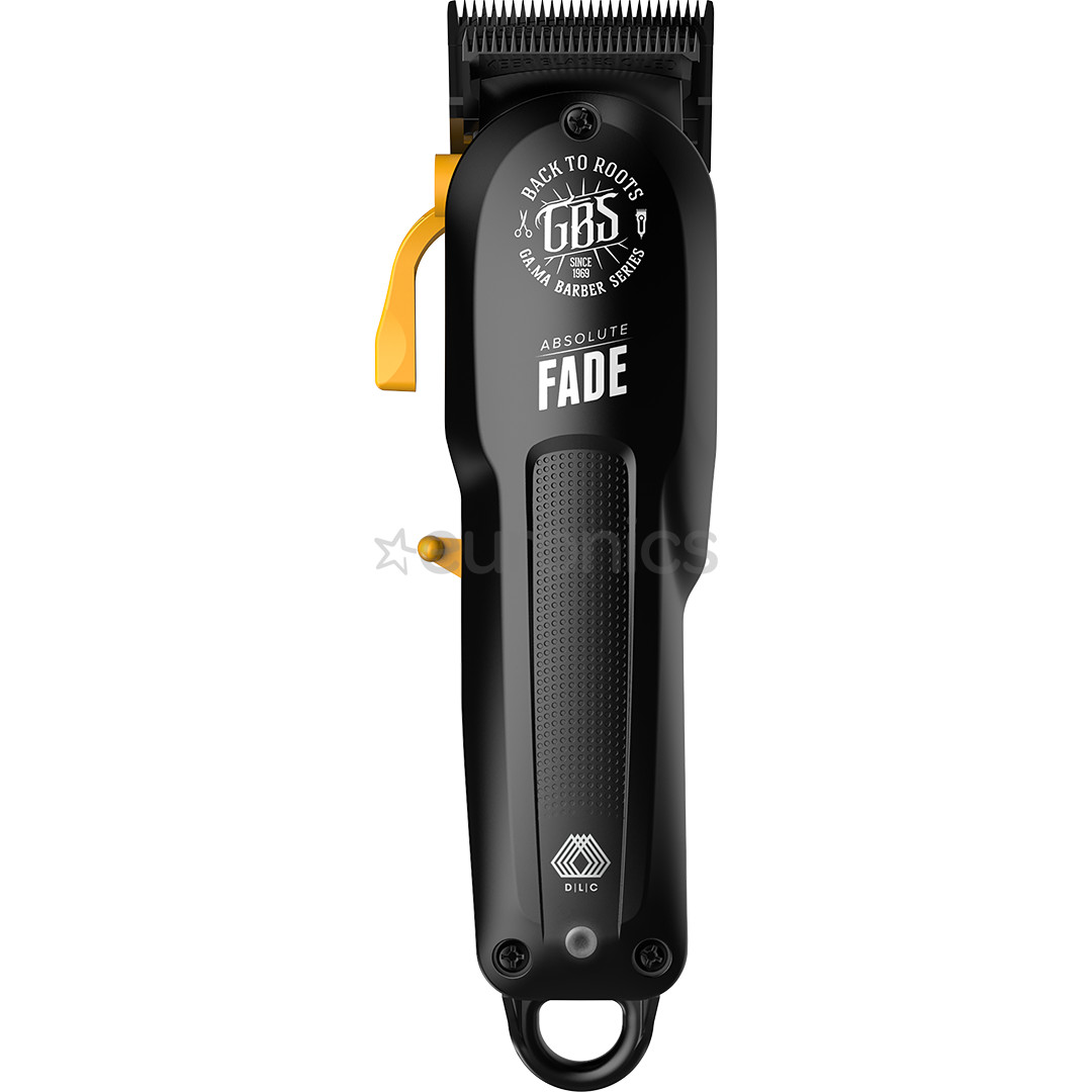 GA.MA Absolute Fade, 0.8-25 mm, black/yellow - Hair Clipper