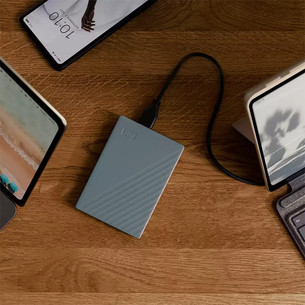 Western Digital My Passport, 6 ТБ, серый - Внешний жесткий диск