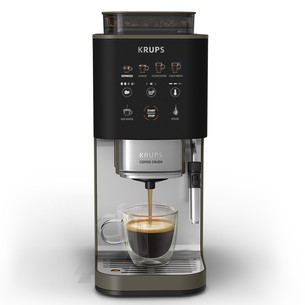 Krups Coffee Crush Experience, must/hõbedane - Espressomasin SA403BE0