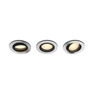 Philips Hue Milliskin recessed spotlight (3 шт.), серебристый - Потолочный светильник