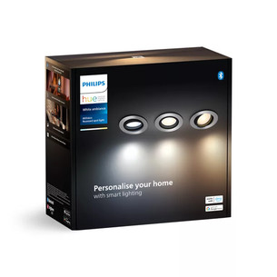 Philips Hue Milliskin recessed spotlight (3 шт.), серебристый - Потолочный светильник