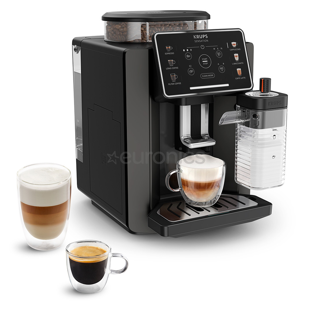 Krups Sensation Milk M75, must - Espressomasin