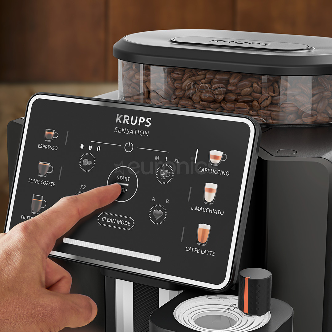 Krups Sensation Milk M75, must - Espressomasin