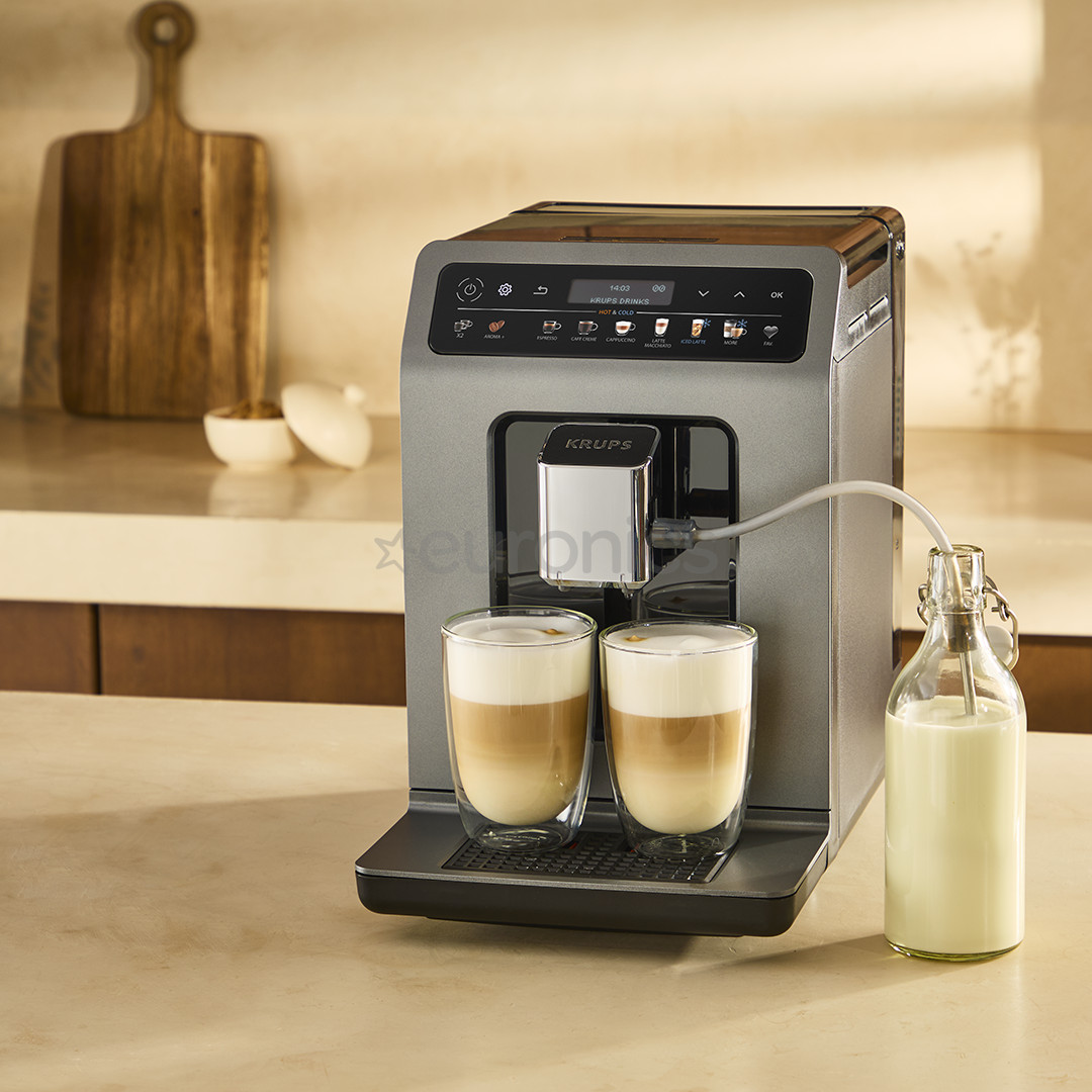 Krups Evidence Hot & Cold, dark grey - Espresso machine