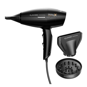 GA.MA LUMINE X8 AC 80, 2400 Вт, черный - Фен
