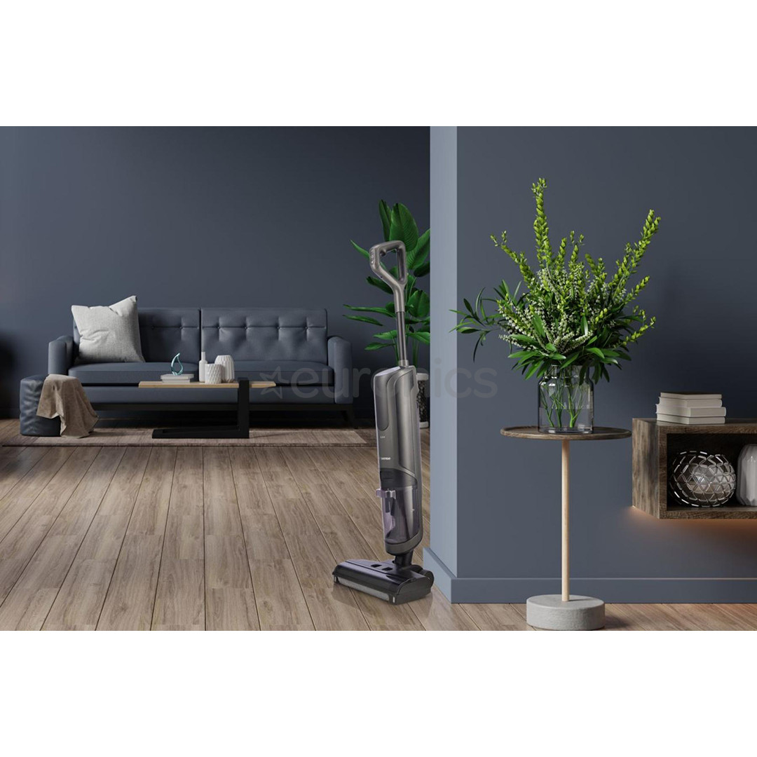 Hisense, сухая и влажная уборка, серый/черный - Беспроводной пылесос