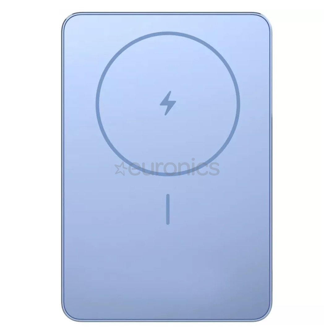 Xiaomi Super Slim Magnetic Power Bank 5000, 5000 mAh, 22,5 W, sinine - Akupank