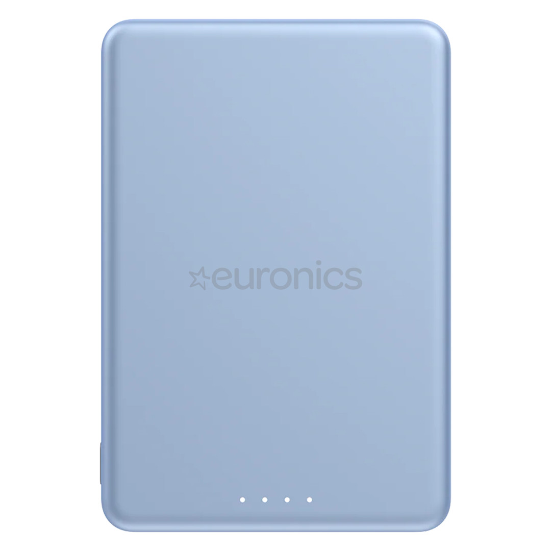 Xiaomi Super Slim Magnetic Power Bank 5000, 5000 mAh, 22,5 W, sinine - Akupank