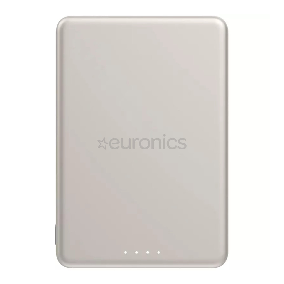 Xiaomi Super Slim Magnetic Power Bank 5000, 5000 mAh, 22,5 W, kuldne - Akupank