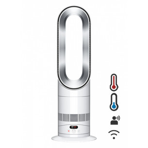 Dyson Hot+Cool™ HF1, valge/hõbedane - Ventilaator küttefunktsiooniga AM15