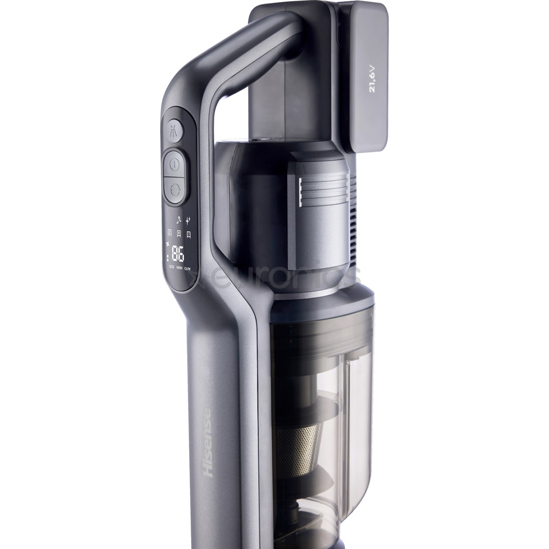 Hisense Wet & Dry Expert, сухая и влажная уборка, черный - Беспроводной пылесос