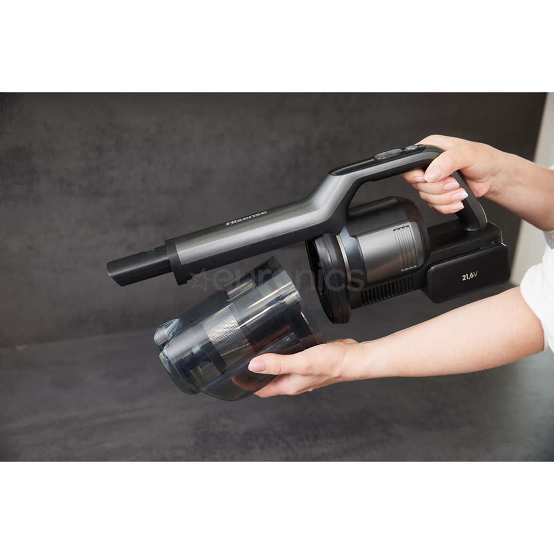 Hisense Wet & Dry Expert, сухая и влажная уборка, черный - Беспроводной пылесос