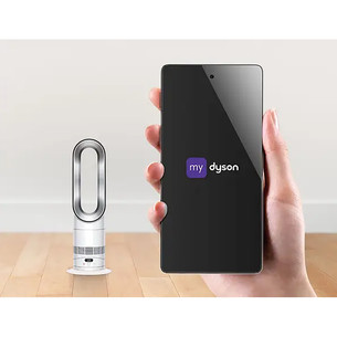 Dyson Hot+Cool™ HF1, valge/hõbedane - Ventilaator küttefunktsiooniga
