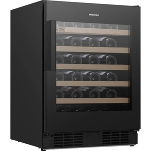 Hisense, 46 pudelit, kõrgus 82 cm, must - Veinikülmik