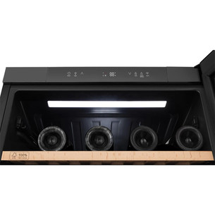 Hisense, 46 pudelit, kõrgus 82 cm, must - Veinikülmik