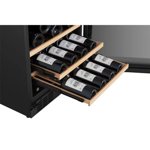 Hisense, 46 pudelit, kõrgus 82 cm, must - Veinikülmik