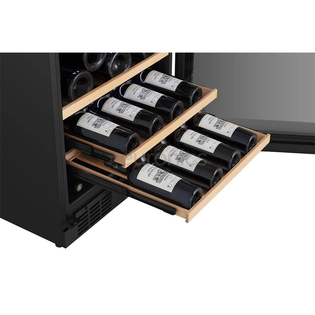 Hisense, 46 pudelit, kõrgus 82 cm, must - Veinikülmik