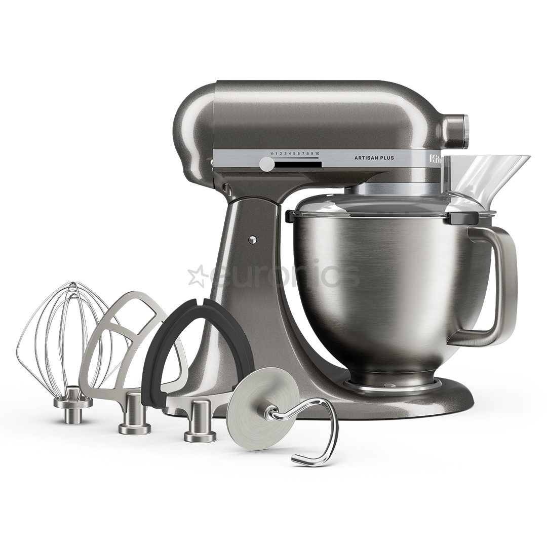 KitchenAid Artisan Plus, 4.7 L, hõbedane - Mikser