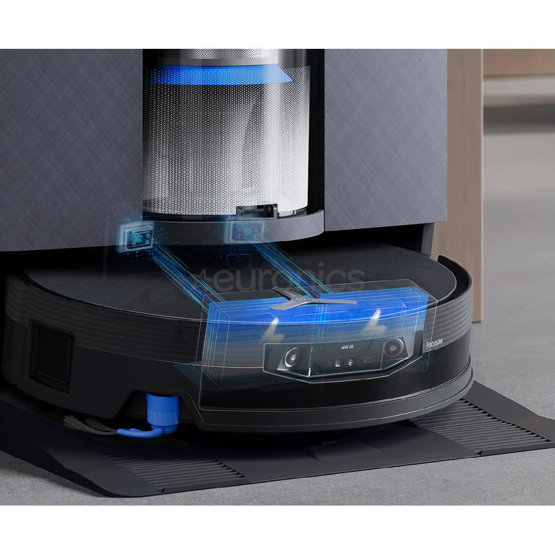 Ecovacs DEEBOT X12 OmniCyclone, märg- ja kuivpuhastus, hall - Robottolmuimeja