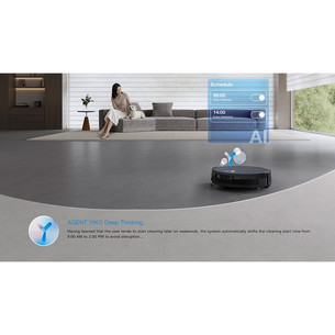 Ecovacs DEEBOT X12 OmniCyclone, märg- ja kuivpuhastus, hall - Robottolmuimeja