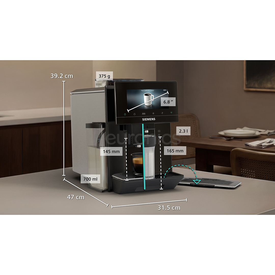 Siemens EQ900 iAroma, black - Espresso machine