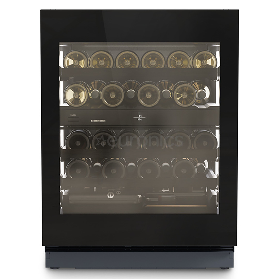 Liebherr Vinidor Selection, 32 pudelit, kõrgus 82 cm, must - Integreeritav veinikülmik