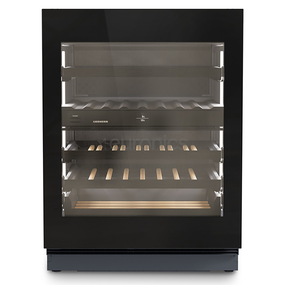 Liebherr Vinidor Selection, 32 pudelit, kõrgus 82 cm, must - Integreeritav veinikülmik