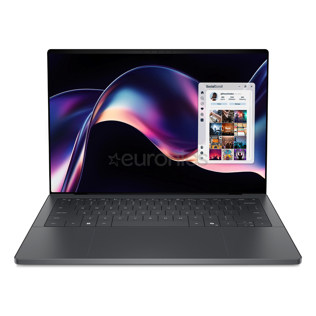 Dell XPS, 14'', 2.8K, OLED, 120 Hz, Ultra X7, 32 GB, 1 TB, W11P, ENG, graphite - Notebook