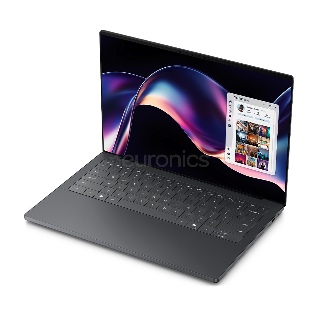 Dell XPS, 14'', 2.8K, OLED, 120 Hz, Ultra X7, 32 GB, 1 TB, W11P, ENG, graphite - Notebook