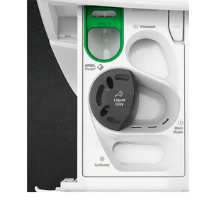 AEG 7000 Series ProSteam® UniversalDose, 8 kg, depth 57.6 cm, 1400 rpm - Front load washing machine