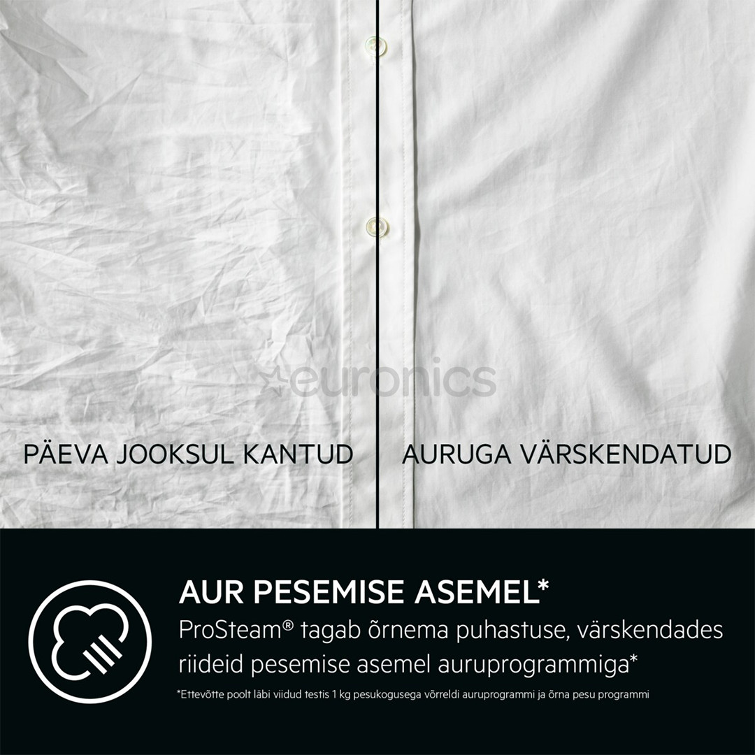 AEG 7000 Series ProSteam® UniversalDose, 8 kg, depth 57.6 cm, 1400 rpm - Front load washing machine