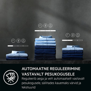 AEG 7000 Series ProSteam® UniversalDose, 8 kg, depth 57.6 cm, 1400 rpm - Front load washing machine