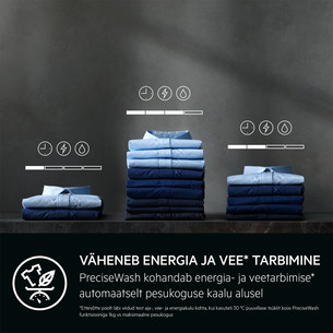 AEG 7000 Series ProSteam® UniversalDose, 8 kg, depth 57.6 cm, 1400 rpm - Front load washing machine