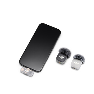 Dji Mic Mini 2, 2TX 1MRX, hall - Juhtmevaba mikrofon