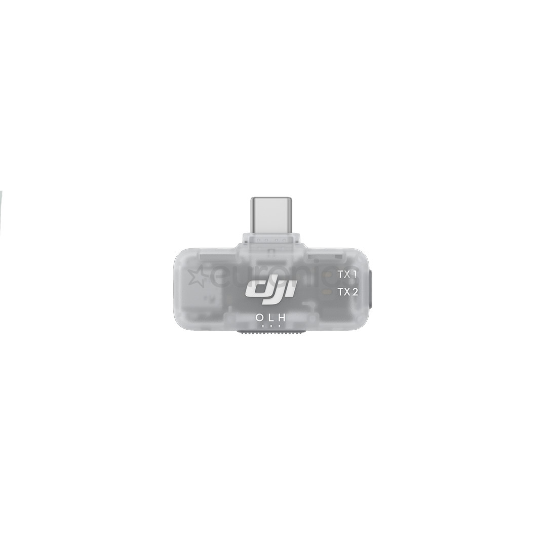 Dji Mic Mini 2, 2TX 1MRX, hall - Juhtmevaba mikrofon