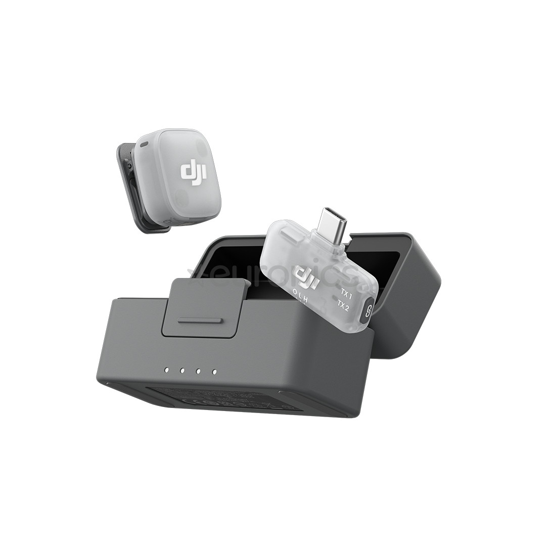 Dji Mic Mini 2, 1TX 1MRX, hall - Juhtmevaba mikrofon