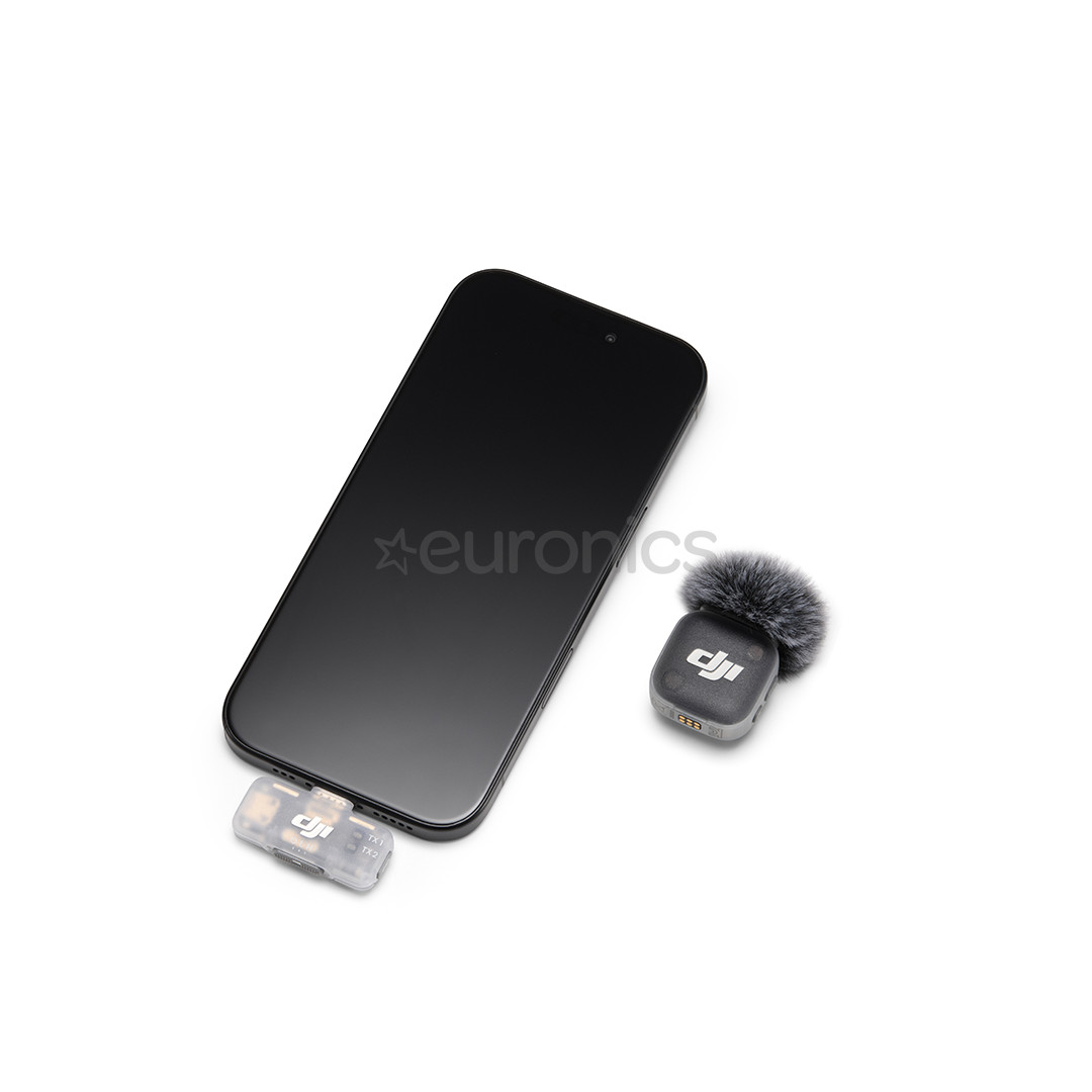 Dji Mic Mini 2, 1TX 1MRX, hall - Juhtmevaba mikrofon