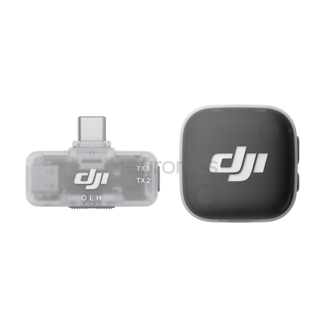 Dji Mic Mini 2, 1TX 1MRX, hall - Juhtmevaba mikrofon