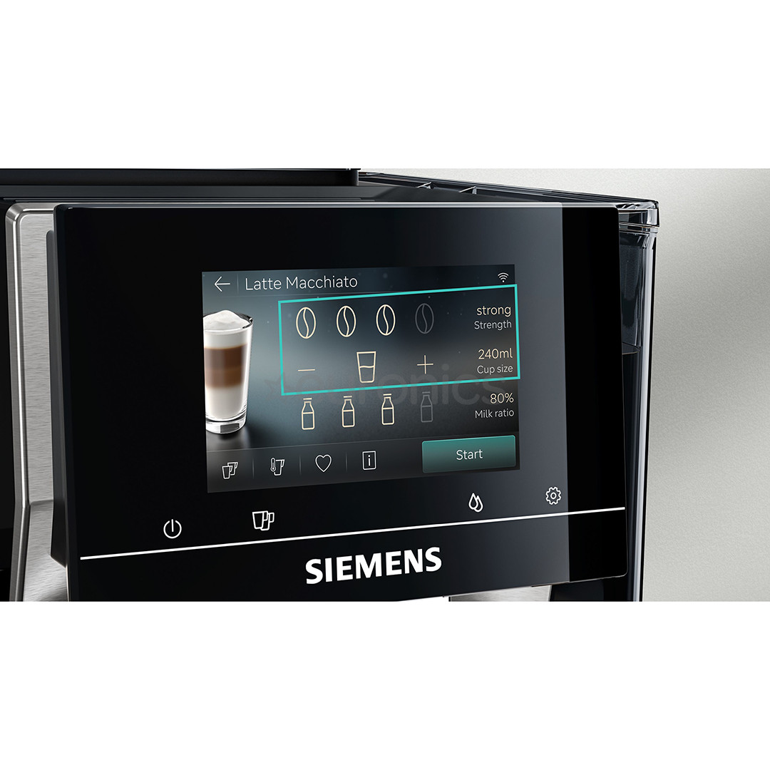 Siemens EQ700 iAroma, roostevaba teras - Espressomasin
