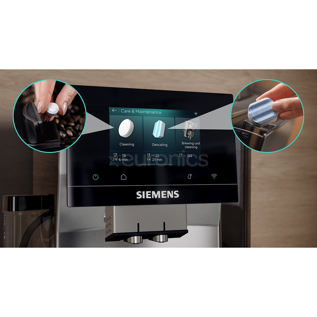 Siemens EQ700 iAroma, roostevaba teras - Espressomasin