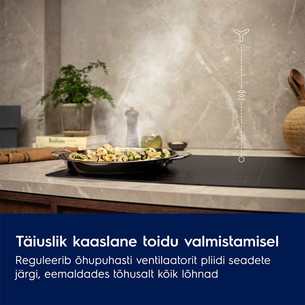 Electrolux, 700 m³/h, laius 89.8 cm, must - Õhupuhasti