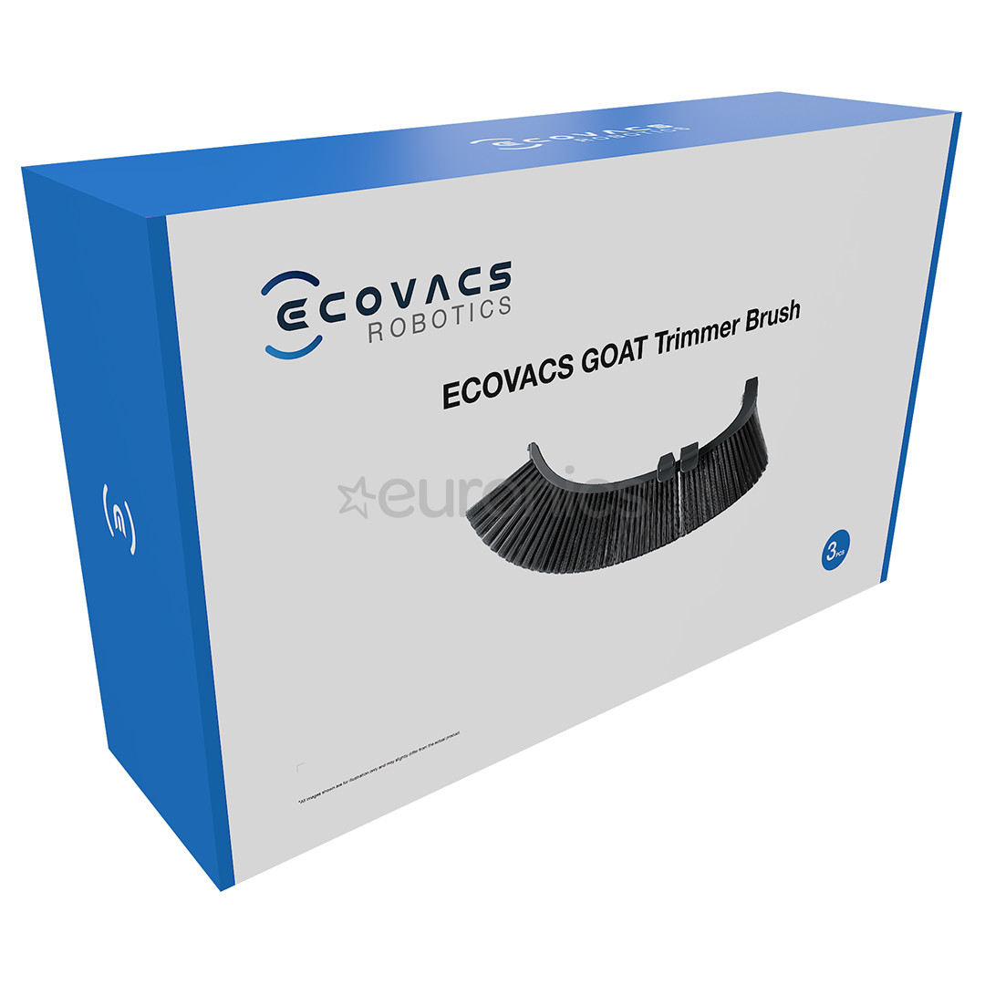 Ecovacs Goat O1200/ A1600/ A3000 LiDAR PRO, 3 шт., черный - Триммерная щетка для робота-газонокосилки