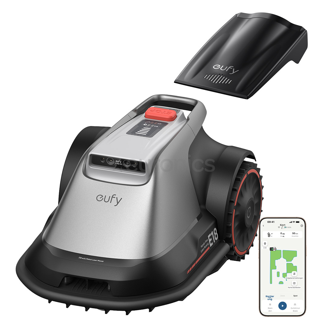 Eufy E18, must/hall - Robotmuruniiduk