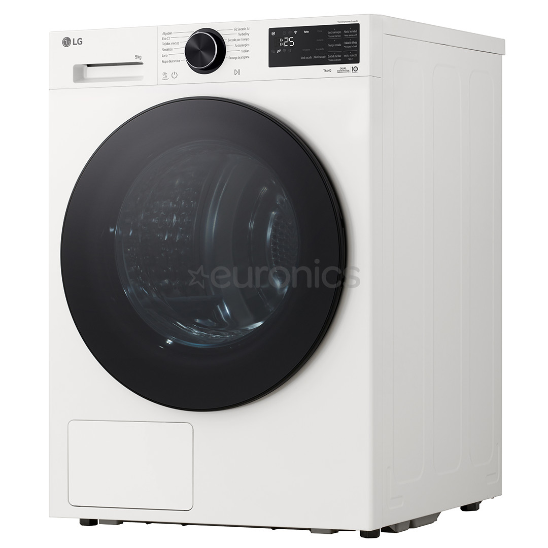 LG, Soojuspump, 9 kg, sügavus 61.5 cm - Pesukuivati