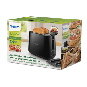Philips Daily Collection, 900 W, black - Toaster
