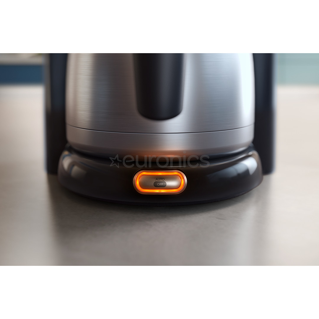 Philips, water tank 1.2 L, black/inox - Coffee maker